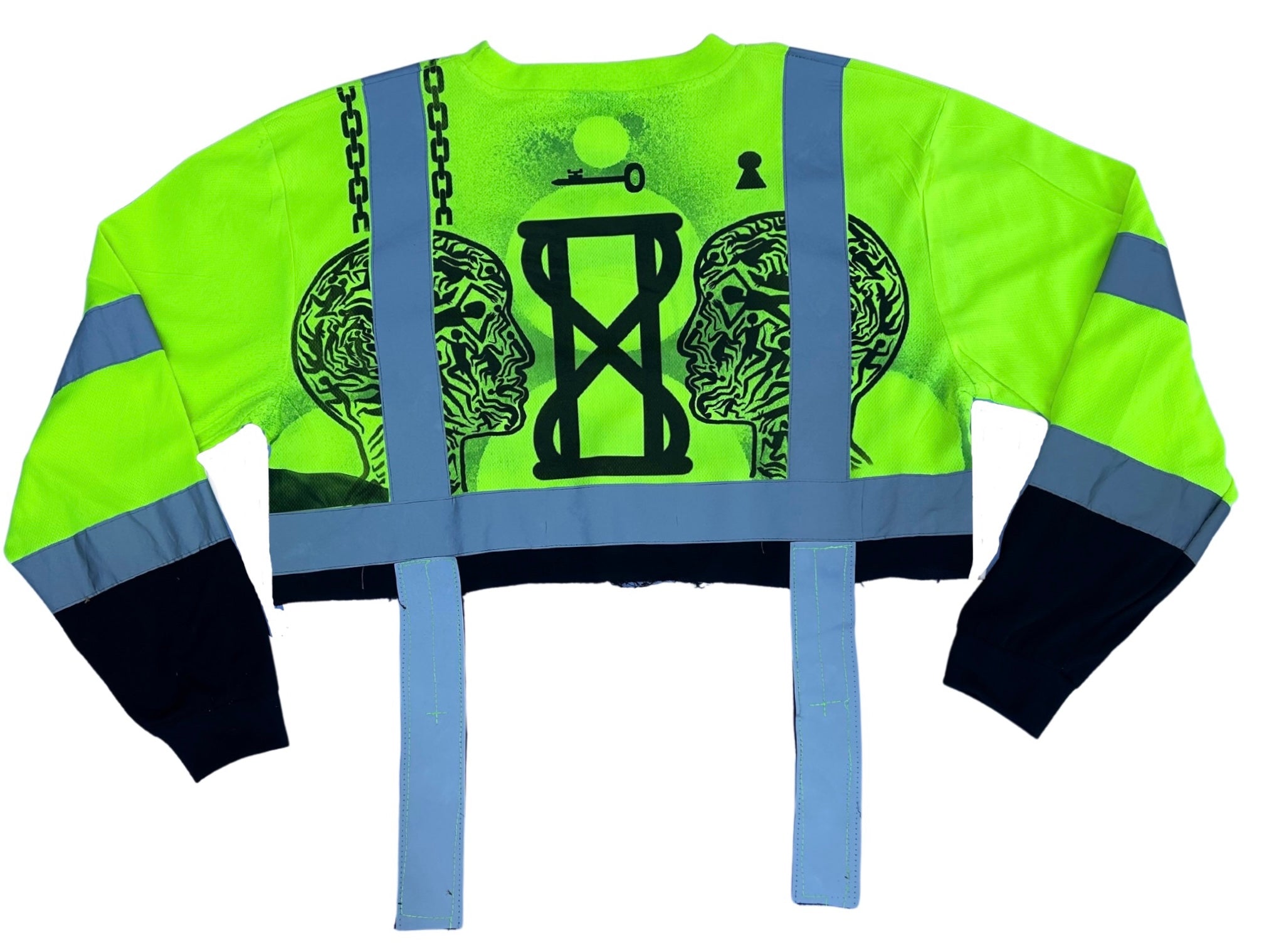 HAH VIS high visibility long sleeve plus reflective tails