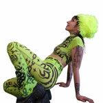 Jest-her radiation mesh bellbottoms ￼