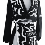 Finished business blazer skirt set