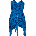 Draw on dress-in teal (ONE-of ONE)